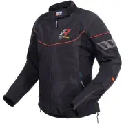 AirGobina 2.0 Ladies Black Red Motorcycle Textile Jacket