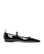 Thom Browne John Pointed-Toe 4-Bar Tab Flats 36,37.5,37,38,40,36.5,35.5 black