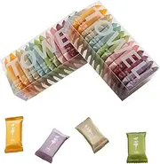 Generic 28 Pack Compressed Cotton Multicolor Hand Towel - Portable Face Towel Washcloth for Travel, Camping, Home - Reusable, Wet & Dry Towel, Baby & Towel, Hiking Wipes