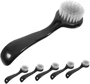 Beaupretty Dust Cleaning Brush Set 6pcs Face Scrubber Exfoliating Tool Made of Goat Horn Manual Facial Cleansing Brush