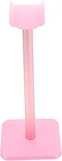 SHINEOFI Headphone Stand Headset Hooks Headphones Gaming Headset Stand Earphone Rack Aluminum Alloy Earphone Bracket Desk Mount Holder Hook 1 Pink