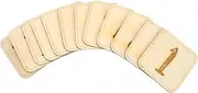 ANDRESLAD Baby Birthday Milestone Cards Wooden Commemorative Growth Kit Photography Props for Baby Shower