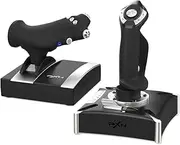 PXN-2119PRO Black Wired Flight Stick for PC & Consoles, Joystick Controller for Flight Simulation Games, Gaming Rocker for Computer & Console Use