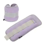 Ankle Weights, Leg Weight Straps Adjustable 4lbs Ankle Weight Set, Purple