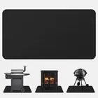 Fireproof Fireplace Mat Hearth Rug 24×42inch Fire Resistent Gas Grill Splatte...