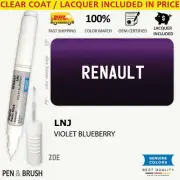LNJ Touch Up Paint for Renault Purple ZOE VIOLET BLUEBERRY Pen Stick Scratch Chi