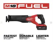 MILWAUKEE M 18 FUEL GEN II 18VOLT RECIPROCATING SAWALL