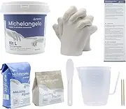 Algaplay Michelangelo KIT Handprint Set for Couples. Alginate Plaster Cast Set. Creative Gift Idea for Wedding, Mother's Day, Anniversary and Birthday. (KIT L 2 Hands)