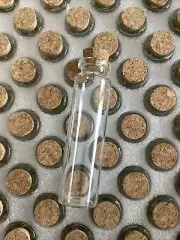 88 Glass Jars Vial with Cork Lid Storage Bottles Herbs Spices Crafts Party Favor