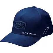 100% Shadow Flexfit Hat - Navy | Small/Medium