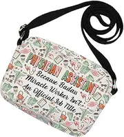[MNIGIU] Funny Physical Assistant Gift PA Crossbody Bag for New Physician Assistant P A Week Gift