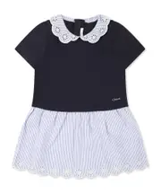floral embroidered dress 9M,18M,6M,36M,24M,12M Black