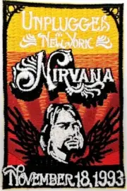 Nirvana Rock Music Embroidered Iron On Patch Applique