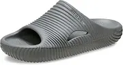 [Crocs] Unisex-Adult Mellow Recovery Slides Sandal, Slate Grey, 8 Women/6 Men