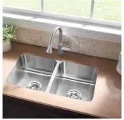 American Standard Danville Undermount 32inX18in Stainless Steel Kitchen Sink