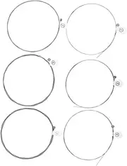 CIMAXIC 6 Pack Rust Acoustic Guitar Strings Replacement Strings for Electric Guitars Easy Install
