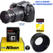 OPTURA HD® DEDICATED WIDE ANGLE LENS + MACRO LENS FOR NIKON D3400 W/ AF-P 55MM
