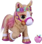 FURREAL Friends Cinnamon, My Stylin’ Pony Interactive Toy; 14-Inch Electronic Pet, 80+ Sounds and Reactions; 26 Styling Accessories; Ages 4 and Up