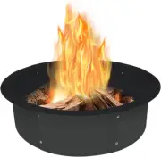 Outdoor Fire Pit Ring Liner 35-Inch Outer/31-Inch Inner Diameter, Heavy Duty Sol