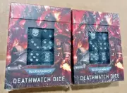 ⚔️WARHAMMER 40K - 2X DEATHWATCH DICE - NIB - OOP ⚔️
