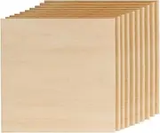 10pcs Ply Boards - Marine Plywood, Ply Sheeting | Lightweight Thin Timber Panels, Panel Board Wood, Sturdy Laminated Wood Panels, Flexible Softwood Sheets for Ornaments Model Engraving Wood Burning