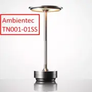 Ambientec TN001-01SS Turn LED Table Lamp Stainless USB Rechargeable Modern