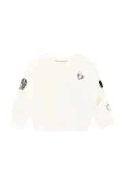 SASS AND BIDE KIDS EMBELLISHED SWEAT in White RRP$110 size M (6 year)