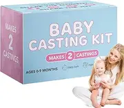 Hands Casting Kit | Baby Plaster Hand Mold Casting Kit - Handprint Footprint Molding Set for Christmas First Birthday Commemoration Keepsake