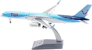 Pre-Built Model Aircraft 23CM TUI Airways for Boeing 757-200 G-OOBG Diecast Model Airplane 1:200 Scale Collectible with Stand Miniature Airplane Model
