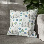 CUSHION COVER PILLOW CASE|POLAR BEAR & PENGUIN PATTERN 2