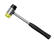 25mm Dual Head Nylon Rubber Hammer with Two Conversion Head, Doublesided Soft