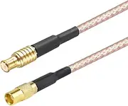 Oiyagai 2pcs RF RG316 Pigtail MCX Male Antenna Connector to MCX Female Coaxial Adapter Extension Cable (1m/39.3")