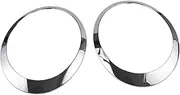 RLB-HILON Headlight Trim Ring Compatible with MINI Cooper R55 R56 R57 R58 R59 2007 2008 2009 2010 2011 2012 2013 2014 2015 Year, 1Pair Chrome Headlight Bezel for Driver and Passenger Side