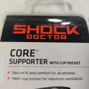 Shock Doctor Adult Baseball Core Supporter with BioFlex Cup Large New