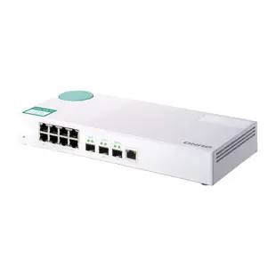 QNAP威聯通 QSW-308-1C 11埠 Multi-Gig 五速無網管型交換器