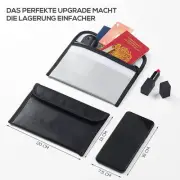 High Quality File Bag Fireproof Pouch Safe Box Certificate Document Bag