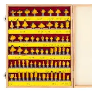 Router Bits Set 1/2 Inch Shank - BAIDETS 70 Pcs Router Bit Professional Carbide