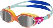 [Speedo] Junior Biofuse 2.0 Swimming Goggles, Hypersonic Blue/True Navy/Lumo Green/Blue, One Size
