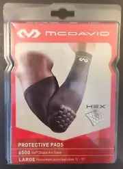 McDavid 6500 Hex Shooter Padded Arm Sleeve Large (Single)