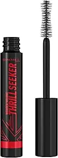 Rimmel London Wonder'Volume Thrill Seeker, 004 Pitch Black, Mascara, Volumising Mascara, Clump-Proof, Weightless, Smudge-Proof, Vegan Formula, 12ml (0.42oz)