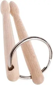 ERINGOGO Drum Stick Key Chain Ornament Musical Instrument Design for Bag and Key Decoration Lightweight Practical for Music Lovers