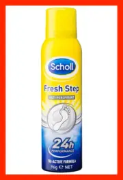 Scholl Fresh Step Antiperspirant Spray, 96g - Odour Control Shoe Spray