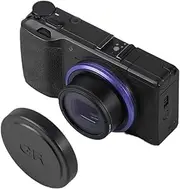 Lens Cap for GRIII, Front Lens Cap Cover, 71mm Internal Diameter, Softer Interior, Aluminum Alloy, Lens Protector Cover Compatible with GRIII GR3X GR2 GR1, Black
