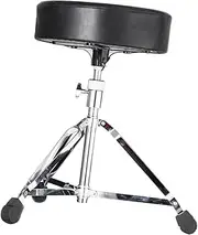 yuksok Drum Throne Drum Chair,Comfortable,Strong Load Bearing,Drummers Gifts Sturdy Padded Portable Height Adjustable Drum Stool