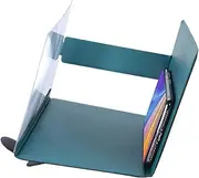 Phone Screen Magnifier, 8'' High Definition PU Case Mobile Phone 3D Screen Amplifier with Stable Stand,Portable Mobile Video Screen Amplifier Reduce Eye Strain (Black)
