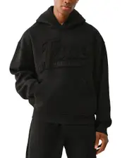 True Religion Cinched Applique Pullover Hoodie