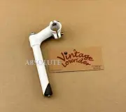 GENUINE VINTAGE LOWRIDER STEEL STEM (SIZE 22.2MM) W/ 2 BOLT KP-3 IN WHITE.