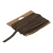 1/4 Inch Double Fold Bias Tape Continuous Bulk Bias Tape (Brown 12 Yards)