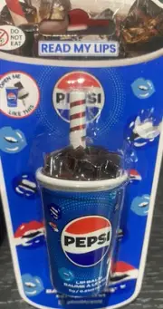 .21 Oz. Pepsi Lip Balm In A Cup With Straw New In Package! Cool