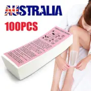 100pcs Wax Strip Paper Waxing Strips Hair Removal Depilatory Non Woven Epilator